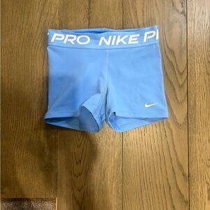 EUC Nike Pro Dri-FIT Shorts Blue 3”
